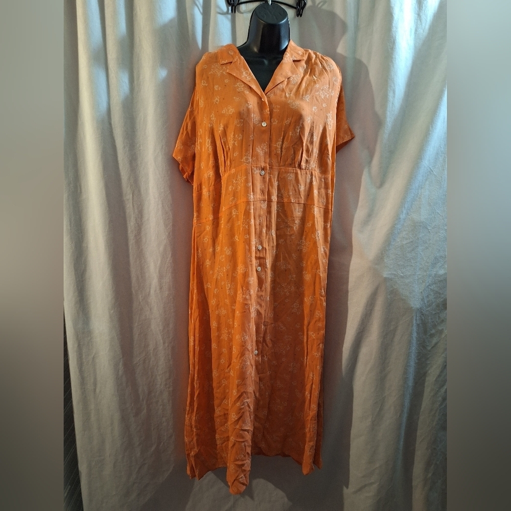 Eddie Bauer Pink Floral Blouse